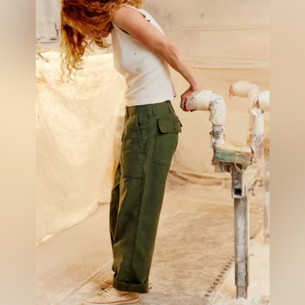 Imogene + Willie  blake military trouser in olive